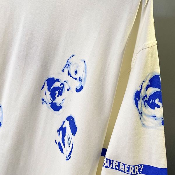 超人気 バーバリー ローズ Tシャツ 偽物 レギュラーフィット 8081394